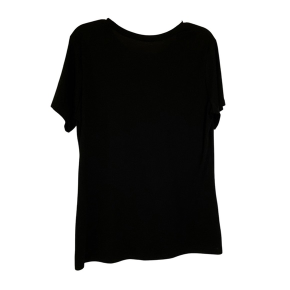 Black Cat Face Women's size Large (12-14) Short sleeve T-Shirt Clothing - Picture 3 of 6